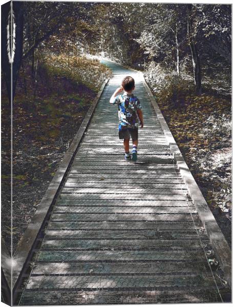 Lost Boy Canvas Print by Terry Anderson