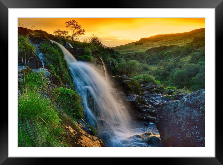 Loup Of Fintry Framed Mounted Print by Angela H