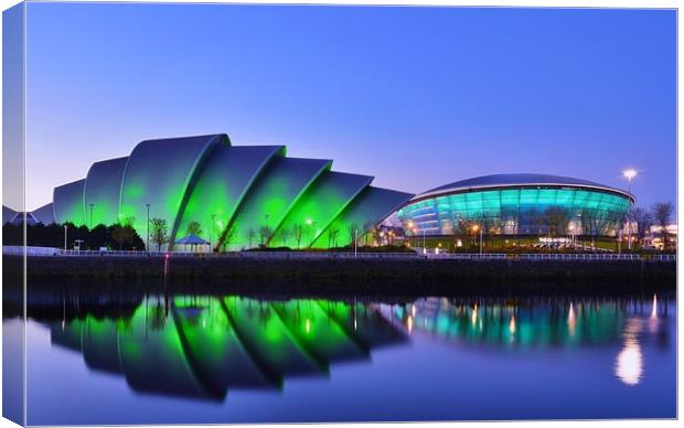 SECC and SSE Hydro Canvas Print by Angela H