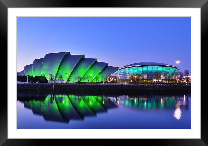 SECC and SSE Hydro Framed Mounted Print by Angela H