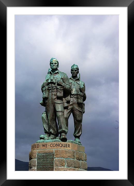Spean Bridge Commando Memorial 2 Framed Mounted Print by Kleve 