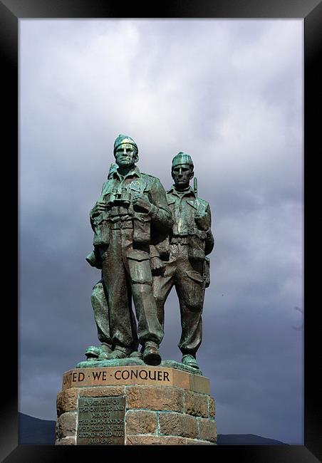 Spean Bridge Commando Memorial 2 Framed Print by Kleve 