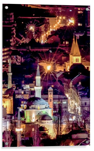 Sarajevo Acrylic by Sulejman Omerbasic