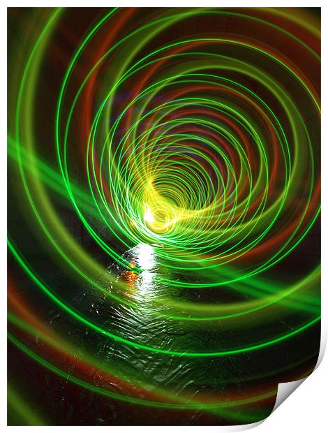 tunnel within a tunnel Print by chief rocka
