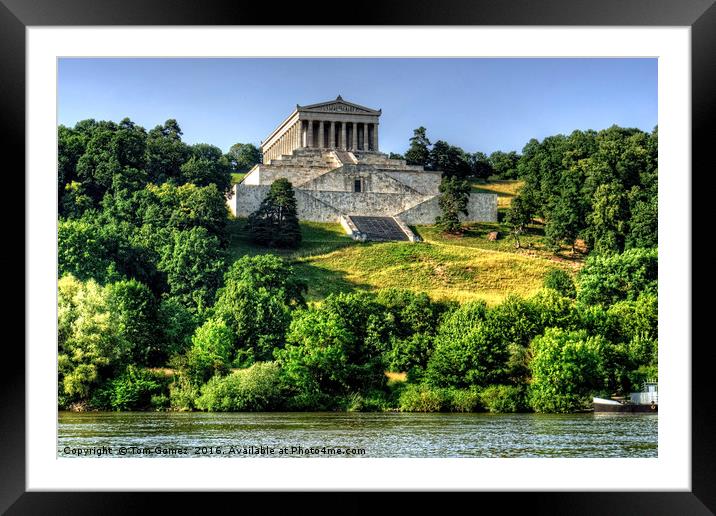 Walhalla Memorial Framed Mounted Print by Tom Gomez