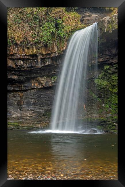 Sgwd Gwladys Waterfall Vale of Neath Framed Print by Nick Jenkins