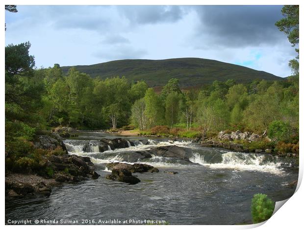 Glen Affric Print by Rhonda Surman