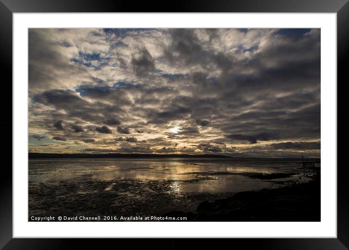 West Kirby Cloudscape Framed Mounted Print by David Chennell