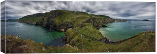 Carrick-a-Rede Canvas Print by Michael Thompson