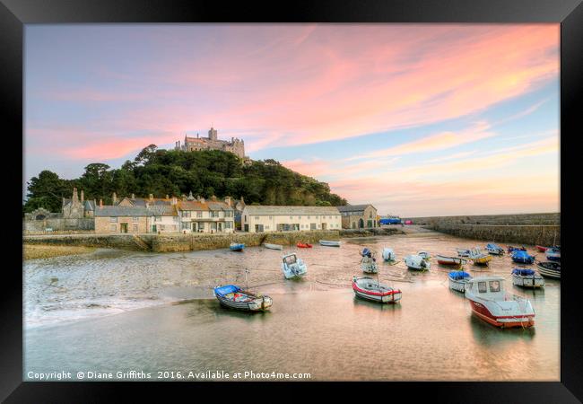 St Michael's Mount Framed Print by Diane Griffiths