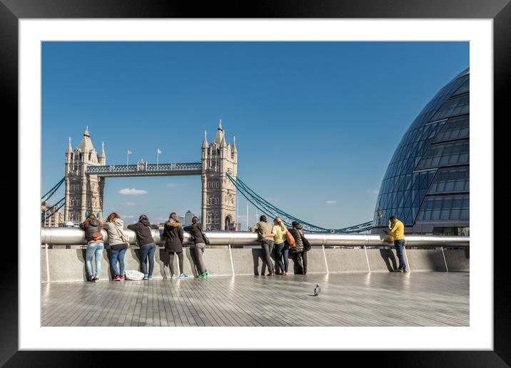 Enjoy the view Framed Mounted Print by George Cairns