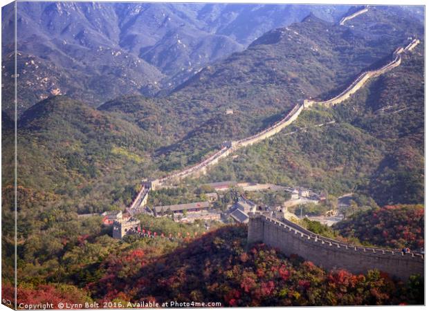 Great Wall of China Canvas Print by Lynn Bolt