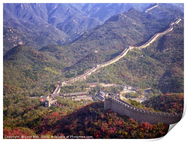 Great Wall of China Print by Lynn Bolt