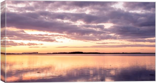Beauty at Budle Bay......... Canvas Print by Naylor's Photography