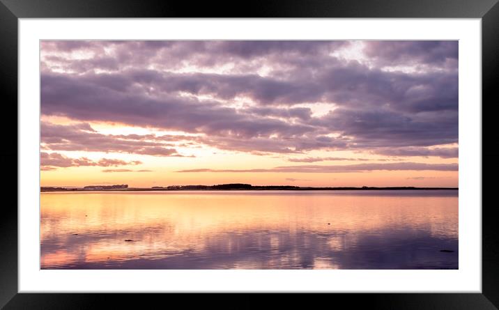 Beauty at Budle Bay......... Framed Mounted Print by Naylor's Photography