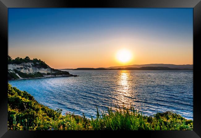 Sunset in Paradise...... Framed Print by Naylor's Photography