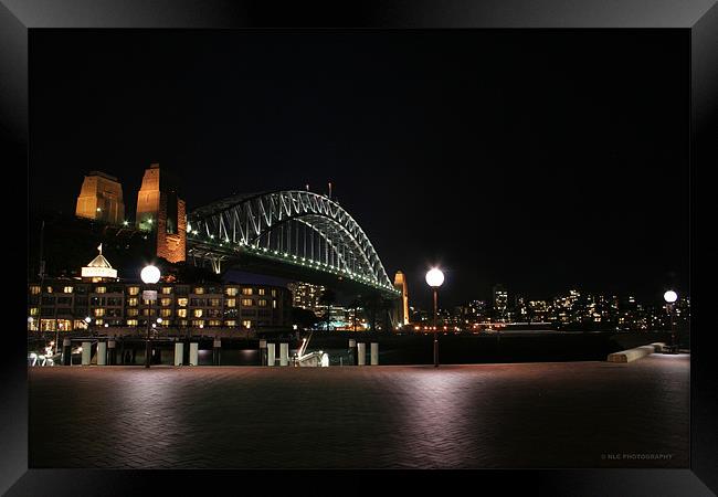 Sydney Harbour Bridge Framed Print by Nigel Coomber