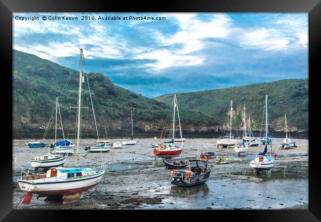 Solva Harbour Framed Print by Colin Keown
