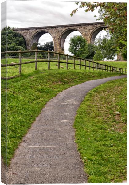  Cefn Mawr (Newbridge) viaduct Canvas Print by Rob Lester