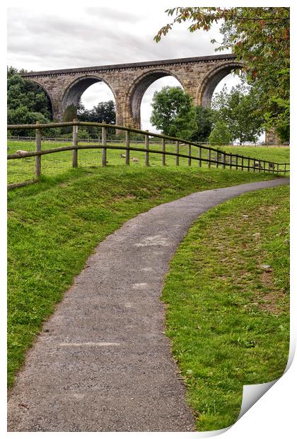  Cefn Mawr (Newbridge) viaduct Print by Rob Lester