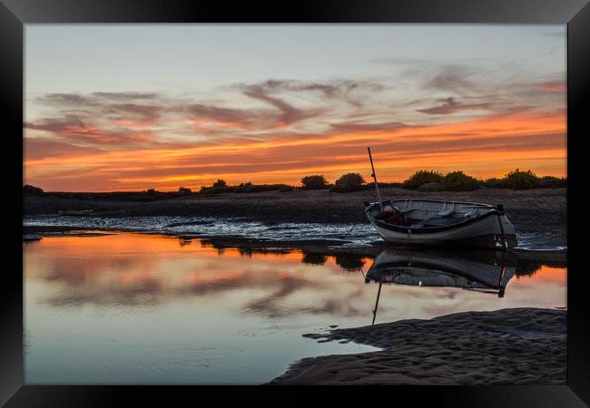 Waiting for the tide - Burnham Overy Staithe Framed Print by Gary Pearson