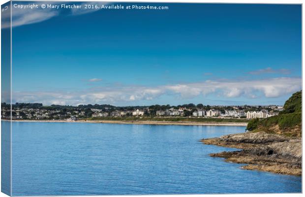 Falmouth Seafront Canvas Print by Mary Fletcher
