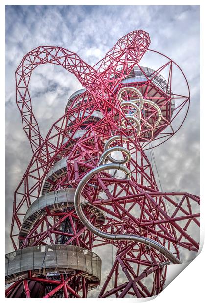 The Arcelormittal Orbit  Print by David Pyatt