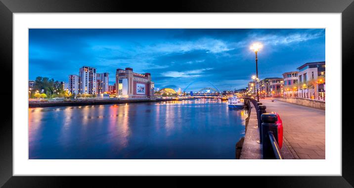 Night in the City........... Framed Mounted Print by Naylor's Photography