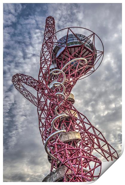 The Arcelormittal Orbit  Print by David Pyatt