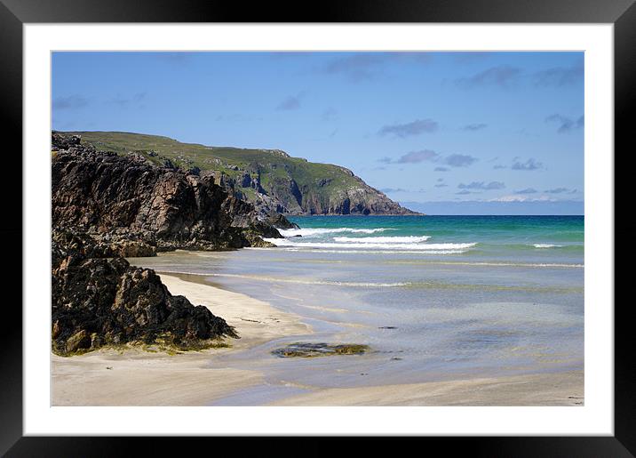 Sea, Sand and Surf! Framed Mounted Print by Jacqi Elmslie