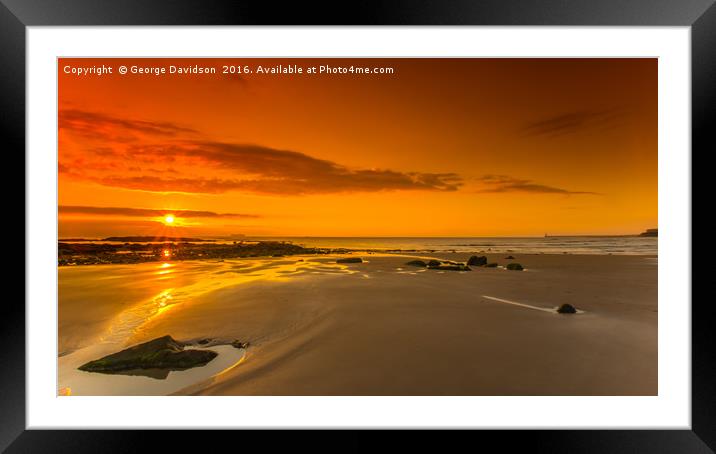 Which Way the Dawn? Framed Mounted Print by George Davidson