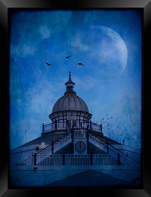 Camera Obscura - Eastbourne Pier Framed Print by Ann Garrett