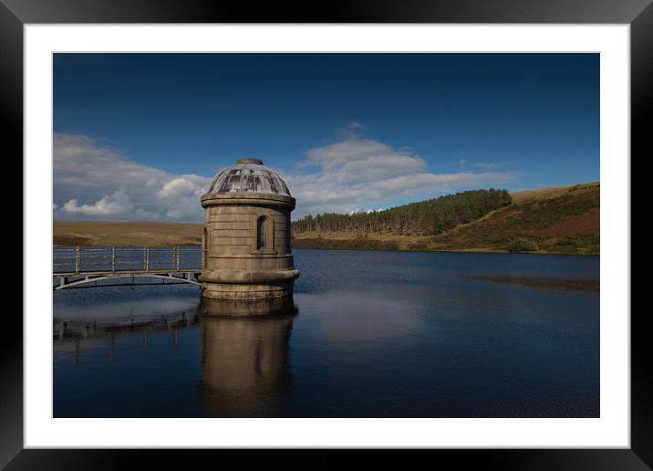 Upper Lliw Valley Reservoir Framed Mounted Print by Leighton Collins