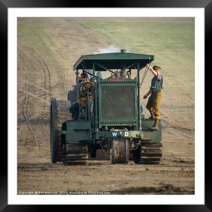 Gun Tractor  Framed Mounted Print by Rob Hawkins