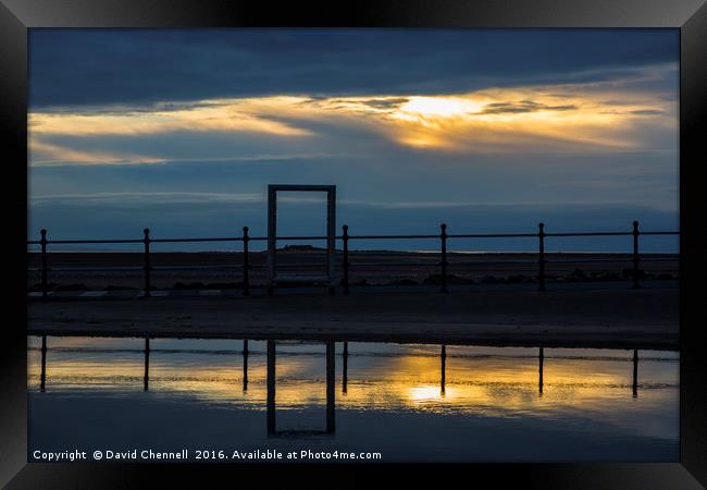 Moody Reflection Framed Print by David Chennell