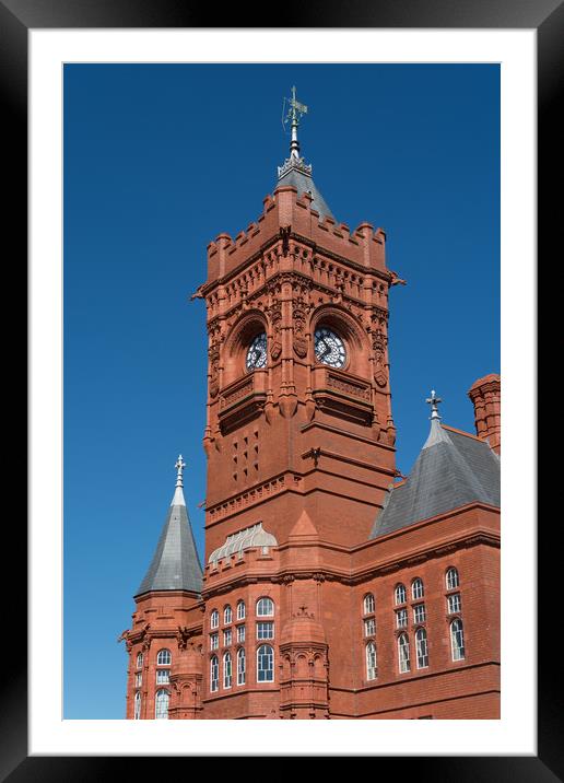 Pierhead Building Cardiff Bay Framed Mounted Print by Steve Purnell