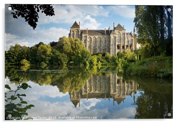 Solesmes Abbey Acrylic by Stephen Taylor