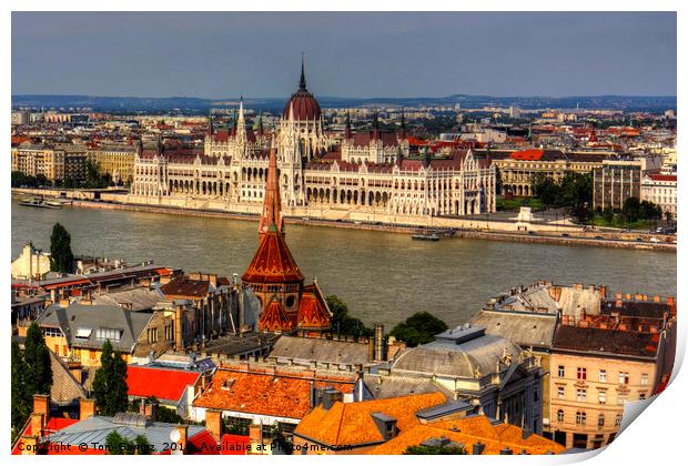 Hungarian Parliament Print by Tom Gomez
