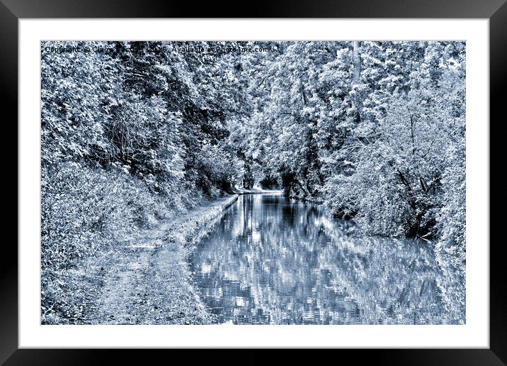 Stratford upon Avon Canal Framed Mounted Print by Claire Castelli