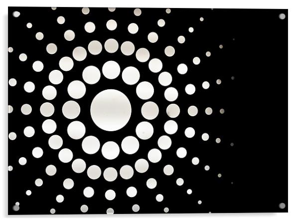 Weird, spots, black and white Acrylic by Raymond Gilbert