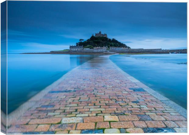 Majestic St Michaels Mount Canvas Print by Rick Bowden