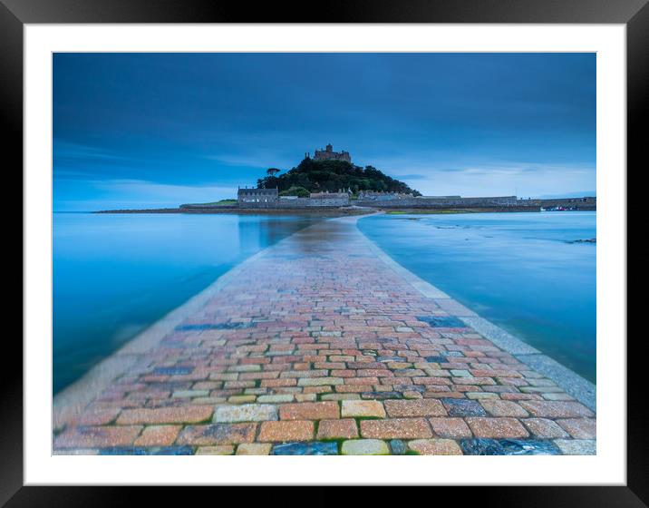 Majestic St Michaels Mount Framed Mounted Print by Rick Bowden