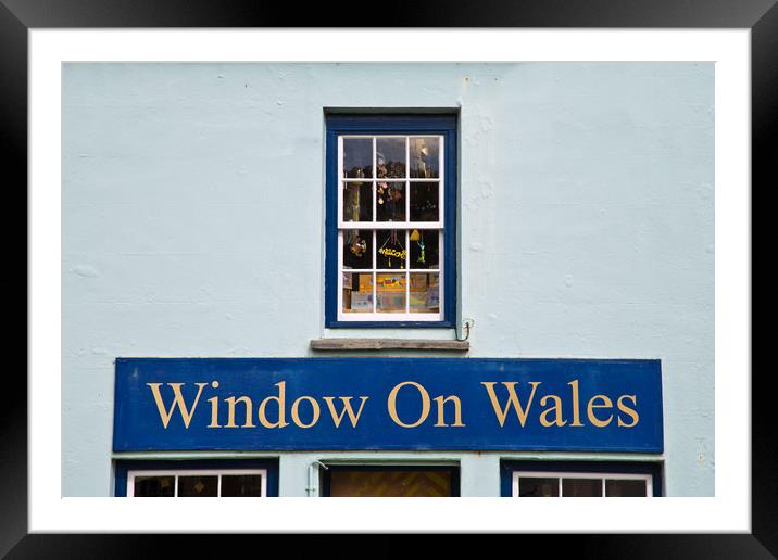 Window on Wales Framed Mounted Print by Rory Trappe
