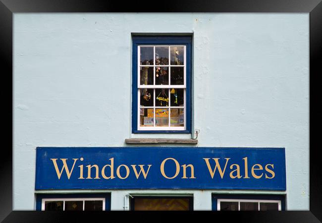 Window on Wales Framed Print by Rory Trappe