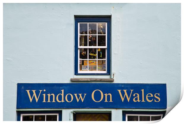 Window on Wales Print by Rory Trappe