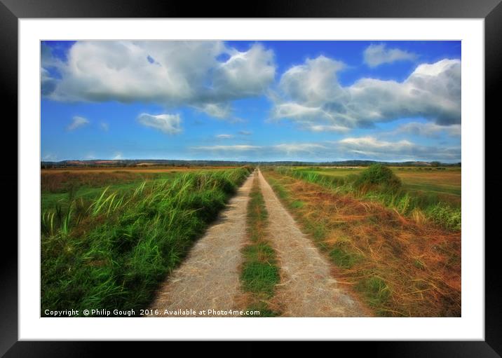 Fantasy Road Framed Mounted Print by Philip Gough