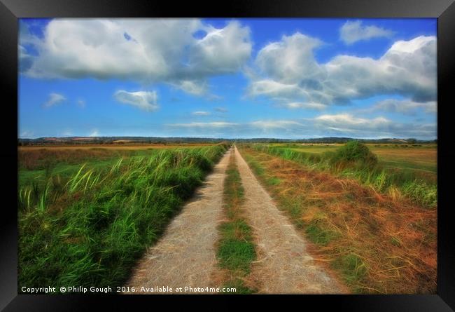 Fantasy Road Framed Print by Philip Gough