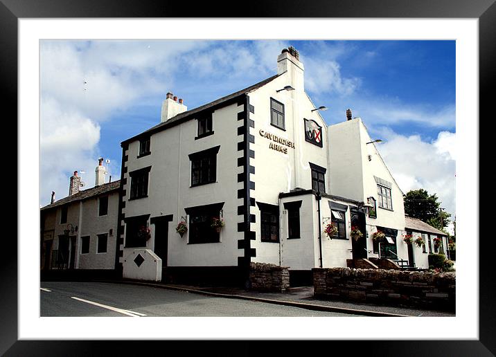 Cavendish Arms Framed Mounted Print by Peter Elliott 