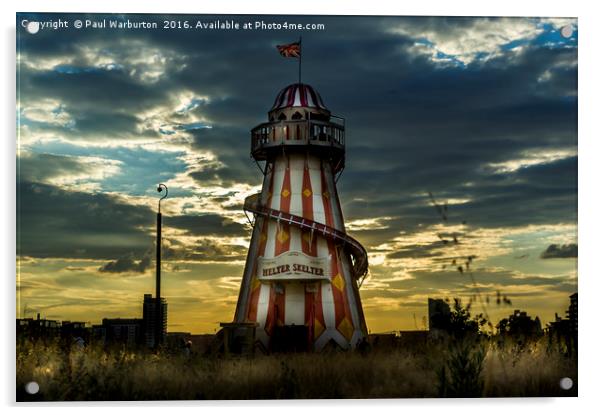 Helter Skelter Acrylic by Paul Warburton
