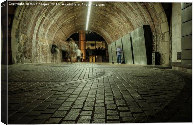 underpass Canvas Print by mike cooper